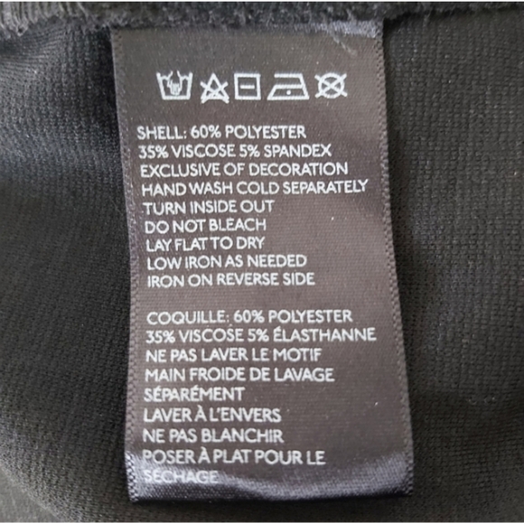 Sparkle & Fade dress black tank bodycon midi studded sleeveless - Picture 14 of 14